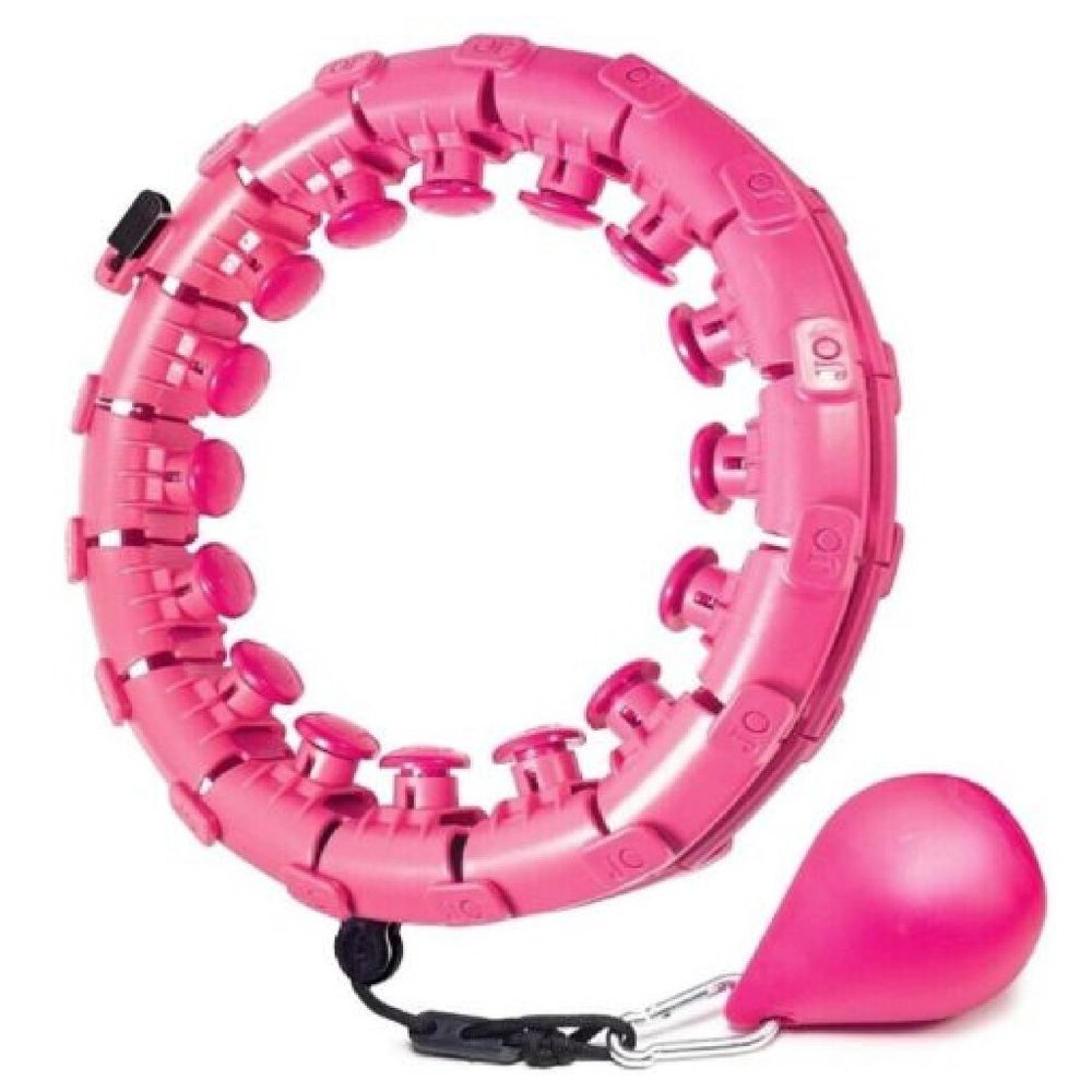 Weighted Smart Fitness Hoop,24 Detachable Knots Abdomen Fitness Weight Loss